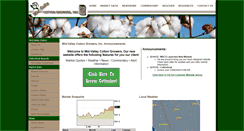 Desktop Screenshot of midvalleycottongrowers.com